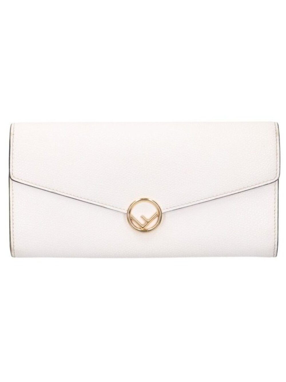 Fendi Continental Wallet White